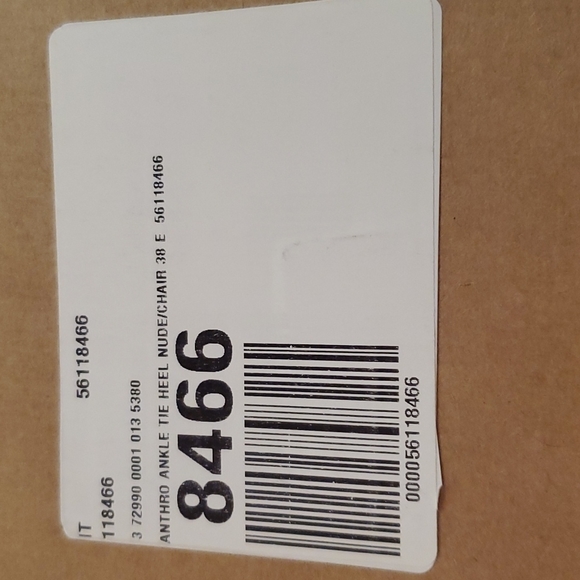 Anthropologie Ankle-Tie Block Heel Sandal- nude/blush - Picture 11 of 11